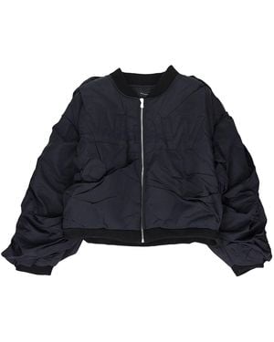 Who Decides War Draped Bomber 11300930002Aw23" - Black