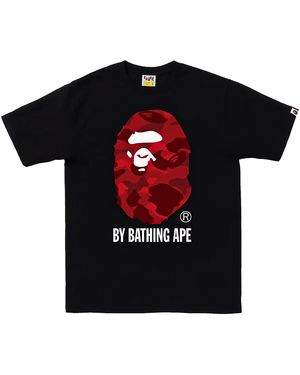 A Bathing Ape Colour Camo By Bathing Ape T-Shirt "Fw22 - Black