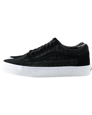 Vans Old Skool Suede Checkers Vn0004Ojjrk" - Black