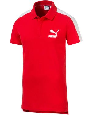 PUMA Iconic T7 Polo 595367 11" - Red