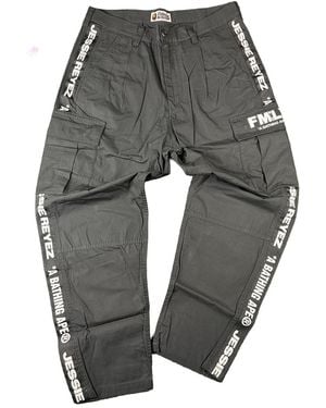 A Bathing Ape X Jessie Reyez 6 Pocket Cargo Trousers 068" - Black