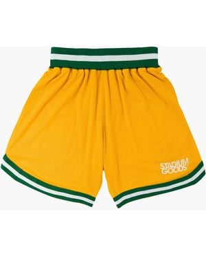 Stadium Goods Mesh Shorts "oakland" - Yellow