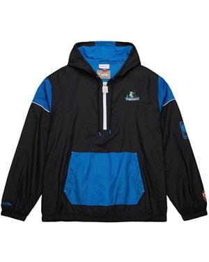 Mitchell & Ness Team Og 3.0 Anorak Vintage Logo "Nba Timberwolves" Jk8084 Mtiblck" - Blue
