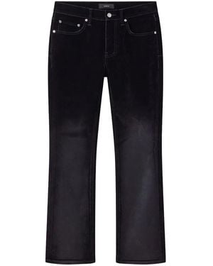 Purple Brand Flare Flock Dipped P004 Ffdb425" - Black