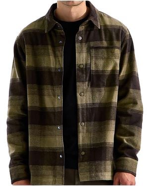 The North Face Forest Flannel Long Sleeve Shacket Plaid" 8J0B Vmx" - Black
