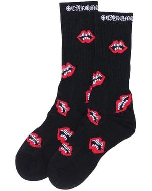 Chrome Hearts Chomper Socks (1 Set) "Matty Boy - Black