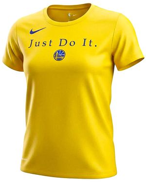 Nike Nba Golden State Warriors Just Do It T-Shirt Aq6037 728" - Yellow