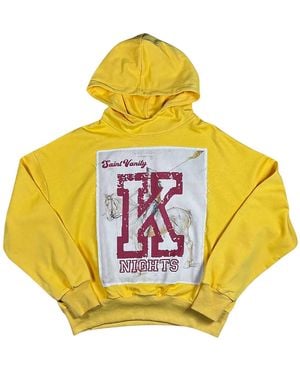 SAINT VANITY Knight Pullover Hoodie Ostg Saisain O1T3" - Black
