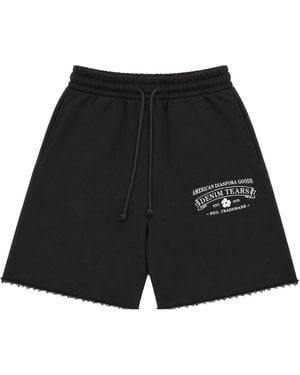 DENIM TEARS Adg Sweatshorts (Ss26) Dt637" - Black