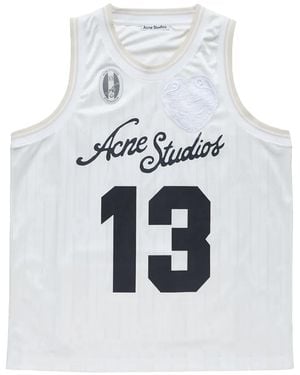 Acne Studios Sleeveless Sports Jersey Bl0438100" - Black
