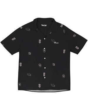 Sinclair Legal Tender Vacation Button-Down Shirt Legal Tender Vacation Shirt" - Black