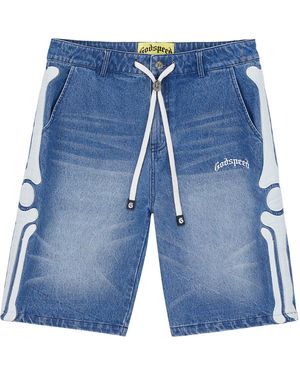 GODSPEED NEW YORK Fémur Denim Shorts Gs316" - Blue