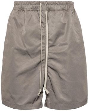 Rick Owens Long Boxers Shorts "Dust" Du02D2390 Mu" - Black