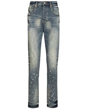 Purple Brand Slim Fit Jeans "Spotted" P002 Vsi" - Black