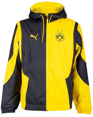 PUMA Bvb Prematch Woven Jacket 774202 01" - Yellow