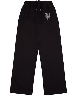 Purple Brand Iced Logo Sweatpant M4217 Mbpp126" - Black