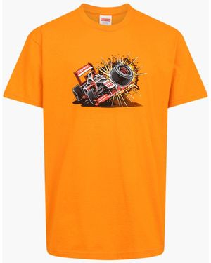 Supreme Crash T-shirt "fw 21" - Orange