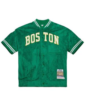 Mitchell & Ness Nba Shooting Shirt Celtics 1959 Bill Russell "Kelly" Assh6327 Bce59Brskygn" - Green