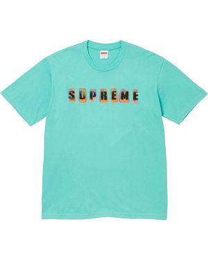 Supreme Stencil T-Shirt Su26584" - Green