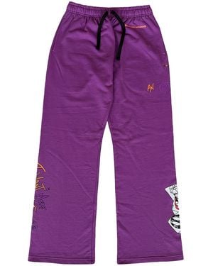 Chrome Hearts Matty Boy More Not Less Joggers Chrm0356" - Purple