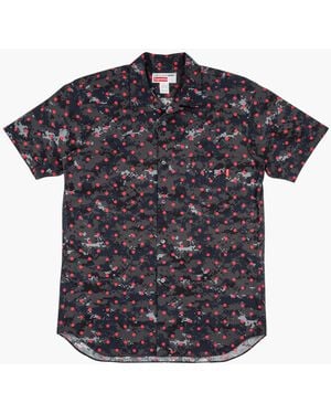 Supreme Cdg Loop Collar Shirt - Black