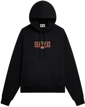Kith Katz's Delicatessen Neon Hoodie Khta030109 001" - Black