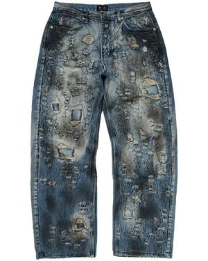 THUG CLUB Combat Casualty Care Denim Trousers Tc25Pt0901" - Black