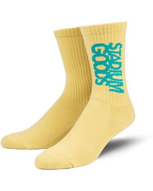 Stadium Goods Crew Sock "Desert" Sgs0437" - Black