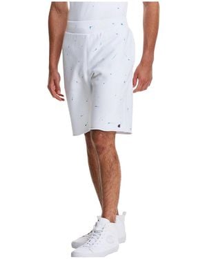 Champion C-Life Reverse Weave Paint Splatter Shorts 825977 Az0C" - Black