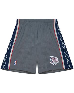 Mitchell & Ness Alternate Shorts "Nba Nets 2004" Smsh5674 Njn04Pppgrey" - Black