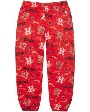 Supreme Mitchell & Ness Teams Sweatpant "Ss26 - Red