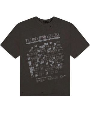 Boredom Kills Scramble T-Shirt Bk037" - Black
