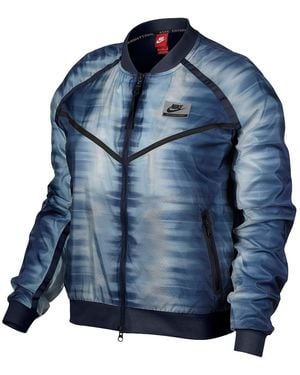 Nike International Bomber Jacket "Obsidian" 827433 449" - Blue