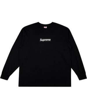 Supreme Box Logo L/S T-Shirt "Fw20" Su9599" - Black
