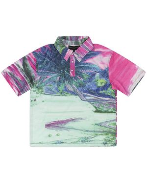 Who Decides War Coastline Polo Shirt 1110020030" - Black