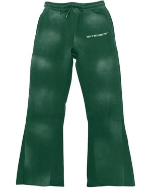 RETROVERT Prefall Flare Joggers Washed" Ret002" - Green