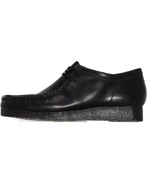 Clarks Wallabee Leather" 26138269" - Black