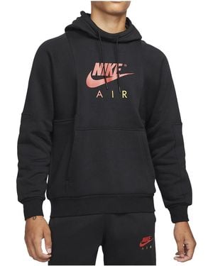 Nike Sportswear Fleece Hoodie Mystic" Dd6383 013" - Black