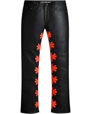 LOSTSHDWS Leather Pant Lost007" - Black