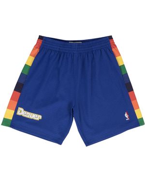Mitchell & Ness Nba Swingman Road Shorts Nuggets 91-92 "Nuggets" Smshgs18228 Dnuroya91" - Blue