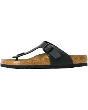 Birkenstock Gizeh Birko-Flor (Regular/Wide) 0043691" - Black