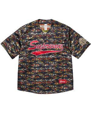 Supreme Floral Jacquard Jersey "Ss26 - Black