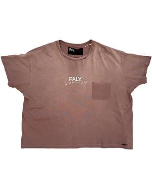 PALY Core Logo T-Shirt U010Q1010Brn" - Brown