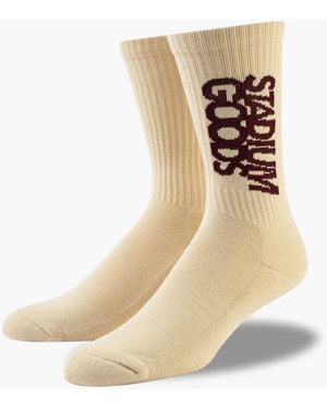 Stadium Goods Crew Sock "cookie Dough" - Natural