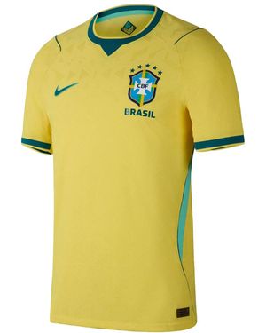 Nike Brazil National Team 2026 Match Home Aero-Fit Football Shirt "Canary Light Menta Geode" Ib5143 724" - Black