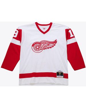 Mitchell & Ness Nhl Jersey Wings 1983 Steve Yzerman Jy8976 Drwwhit" - Red