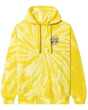 ANTI SOCIAL SOCIAL CLUB Glitter Crossfire Tie Dye Hoodie "Mooneyes" 7012095" - Yellow