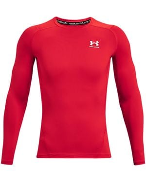 Under Armour Heatgear Compression Long Sleeve 1361524 600" - Red