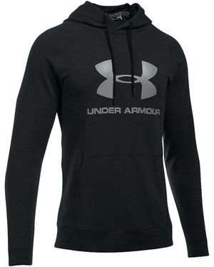 Under Armour Sportstyle Triblend Pullover Hoodie 1290256 001" - Black