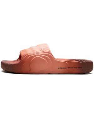 adidas Adilette 22 Slides "Wonder Clay" Ig7492" - Red